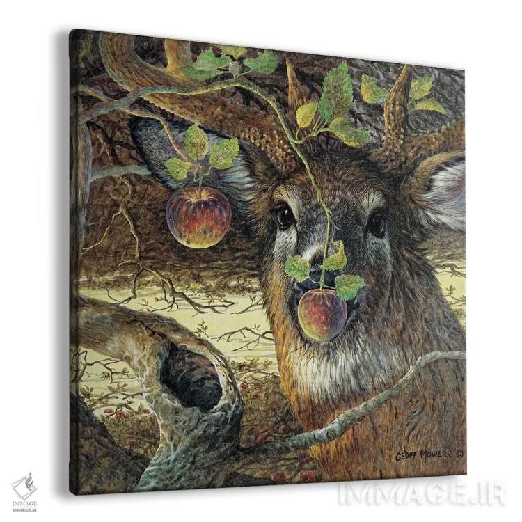 تابلو مهمان باغ میوه اثر جف مووری - نمای پرسپکتیو محصول