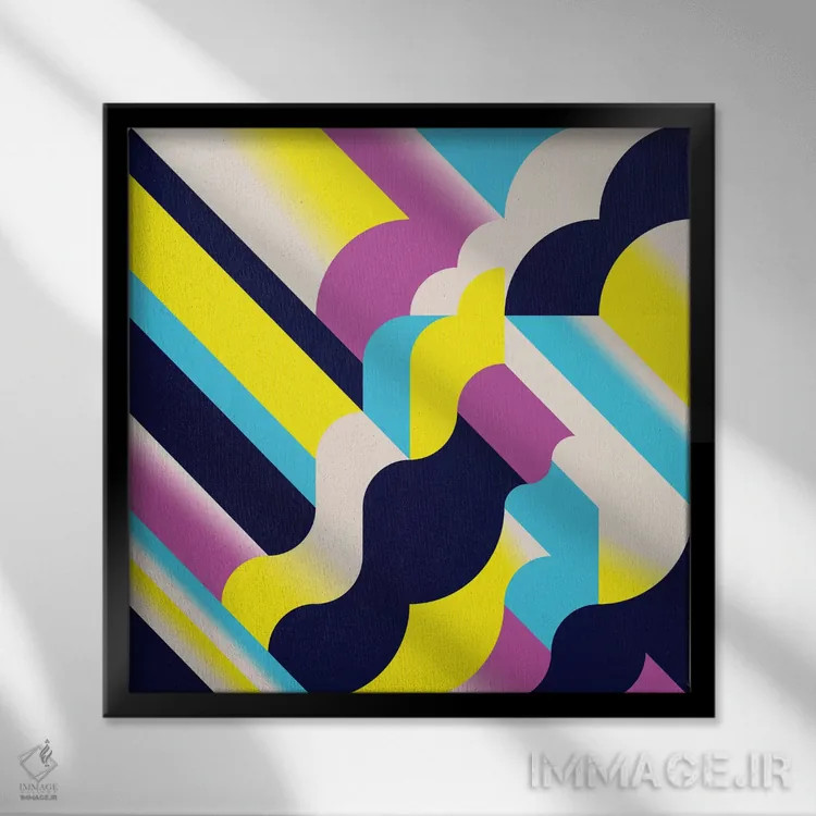 تابلو توکیو اثر گرگ مابلی - نمای قابدار مشکی