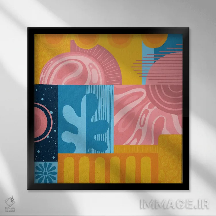 تابلو سیاره زد اثر سارا گون - نمای قابدار مشکی