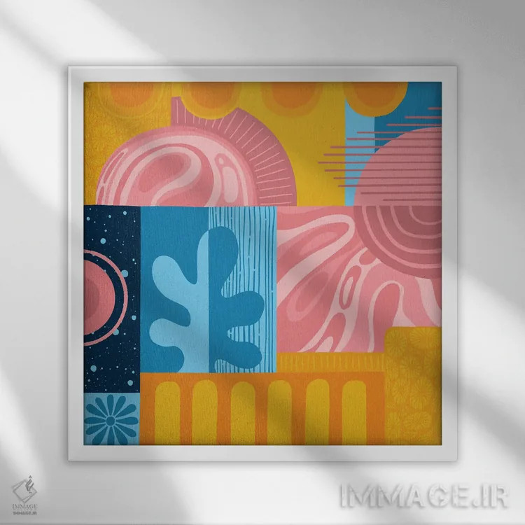 تابلو سیاره زد اثر سارا گون - نمای قابدار سفید