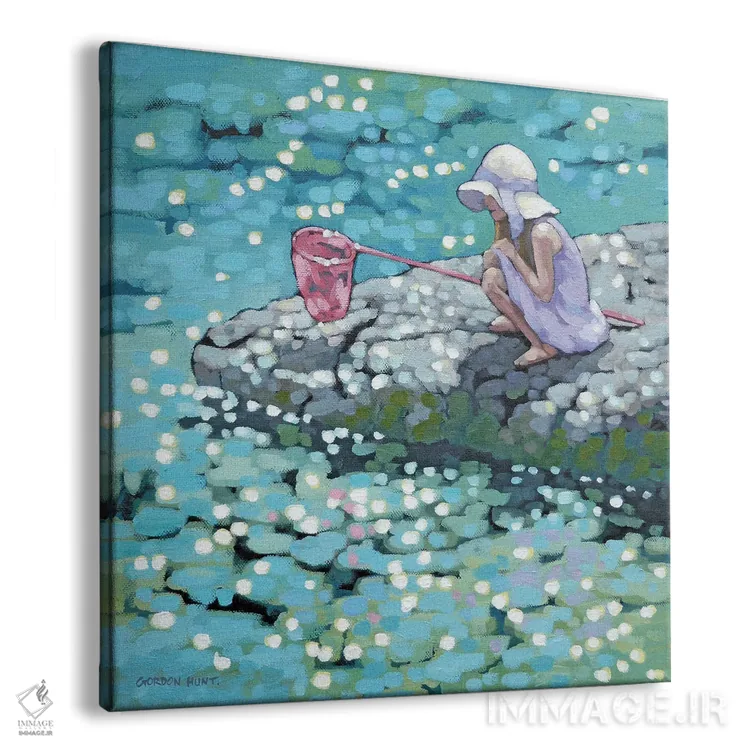 تابلو شکیبایی اثر گوردون هانت - نمای پرسپکتیو محصول