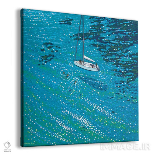 تابلو توقف شنا اثر گوردون هانت - نمای پرسپکتیو محصول