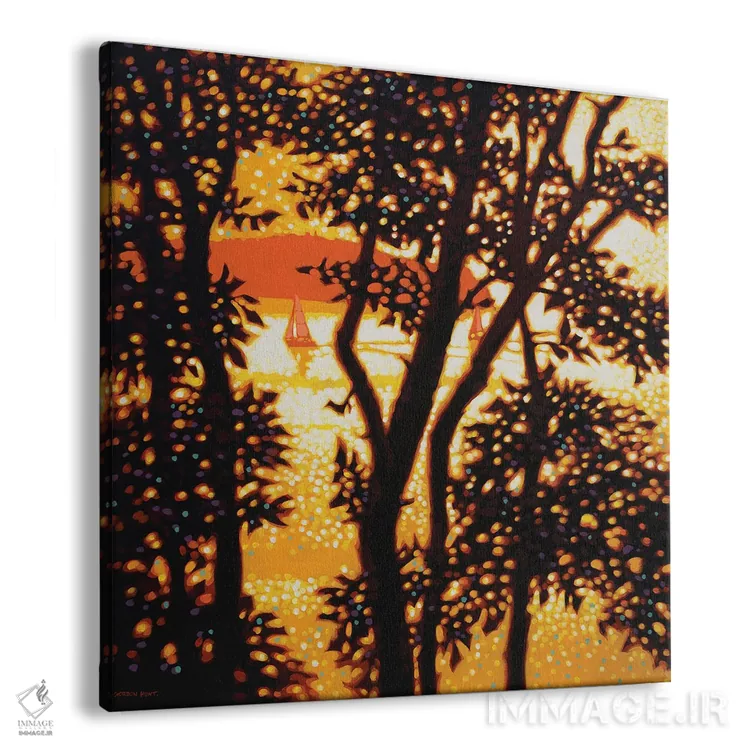 تابلو رویاهای آفتاب اثر گوردون هانت - نمای پرسپکتیو محصول