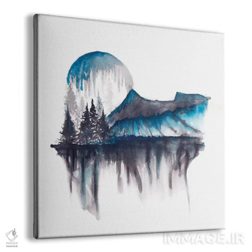 تابلو طبیعت انتزاعی یکم اثر مارکو گونزالز - نمای پرسپکتیو محصول