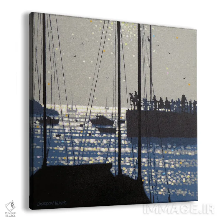 تابلو همانطور که آفتاب شعله میکشد اثر گوردون هانت - نمای پرسپکتیو محصول