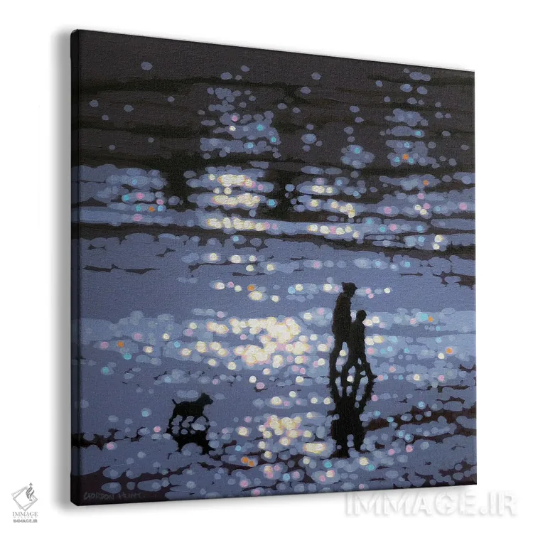 تابلو لحظات مادر و پسر اثر گوردون هانت - نمای پرسپکتیو محصول