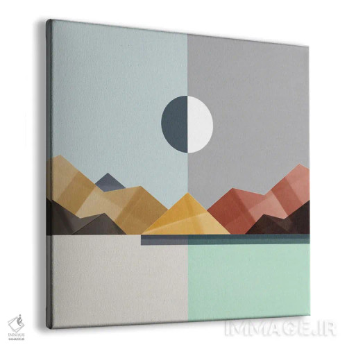 تابلو کوههای رنگارنگ ۲ اثر مارکو گونزالز - نمای پرسپکتیو محصول