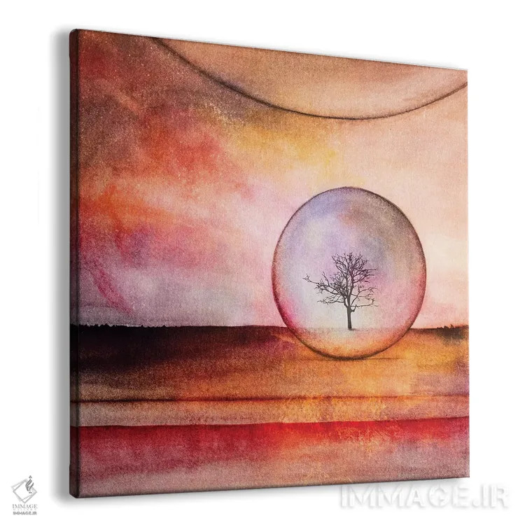 تابلو درخت تنها چهارم اثر مارکو گونزالز - نمای پرسپکتیو محصول