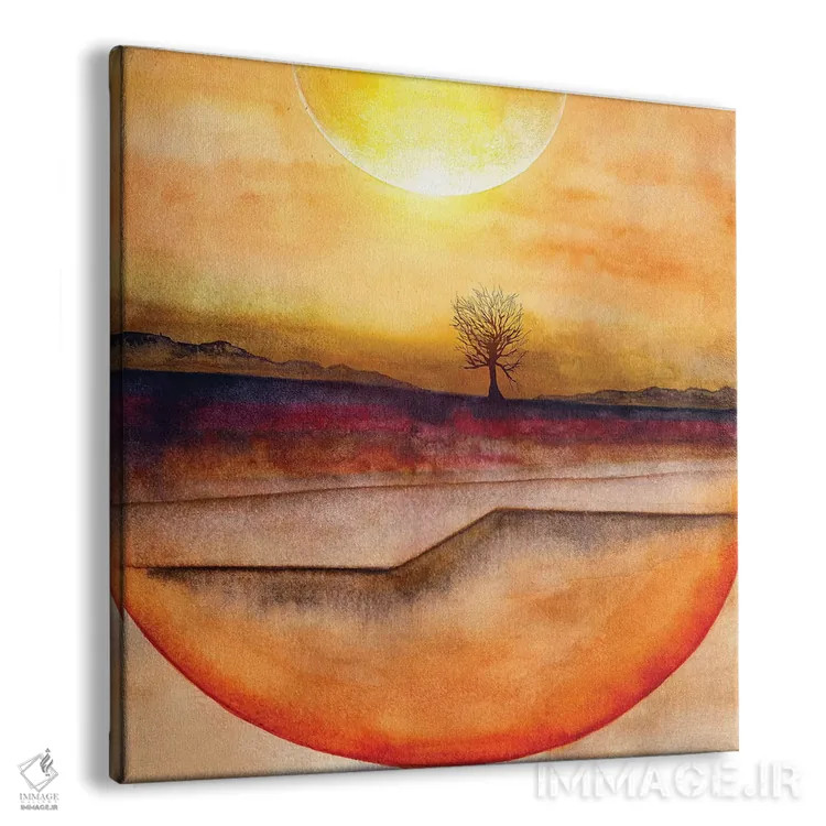 تابلو درخت تنها سوم اثر مارکو گونزالز - نمای پرسپکتیو محصول