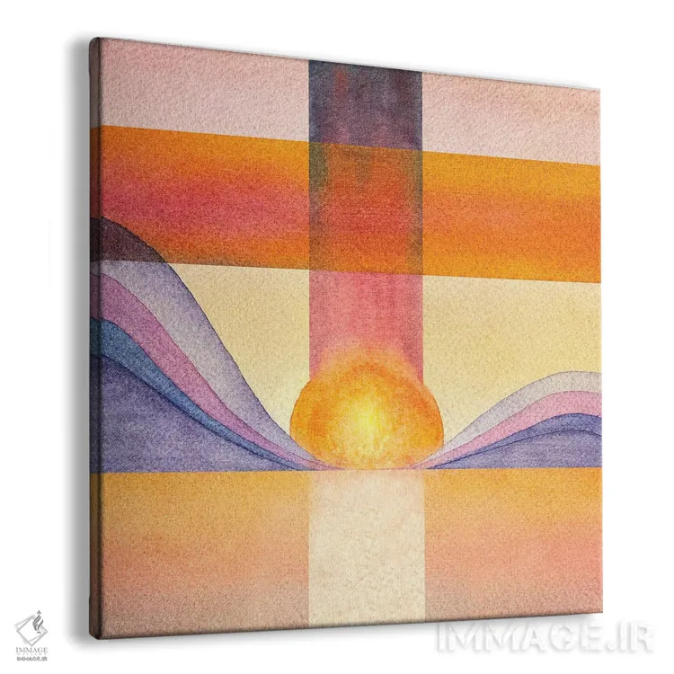 تابلو چشمانداز تریپی ۹ (تخیلی و رنگارنگ) اثر مارکو گونزالز - نمای پرسپکتیو محصول