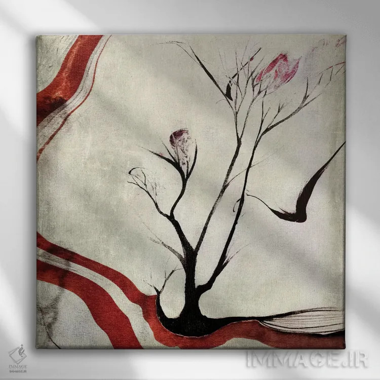 تابلو درختان آبرنگی یازدهم اثر مارکو گونزالز - نمای روبهرو روی دیوار