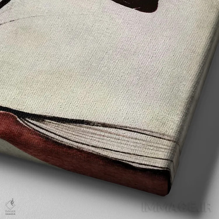 تابلو درختان آبرنگی یازدهم اثر مارکو گونزالز - نمای نزدیک بافت بوم