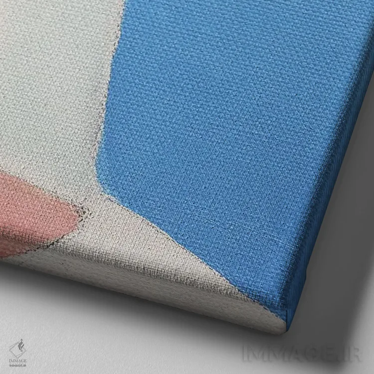 تابلو گاو و کفشدوزک اثر گوردون بروس - نمای نزدیک بافت بوم