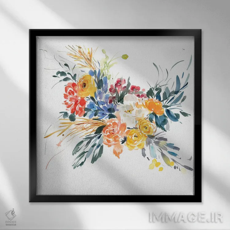 تابلو توسکانی (منطقه ایتالیا) اثر گوشیا گرگورچیک - نمای قابدار مشکی