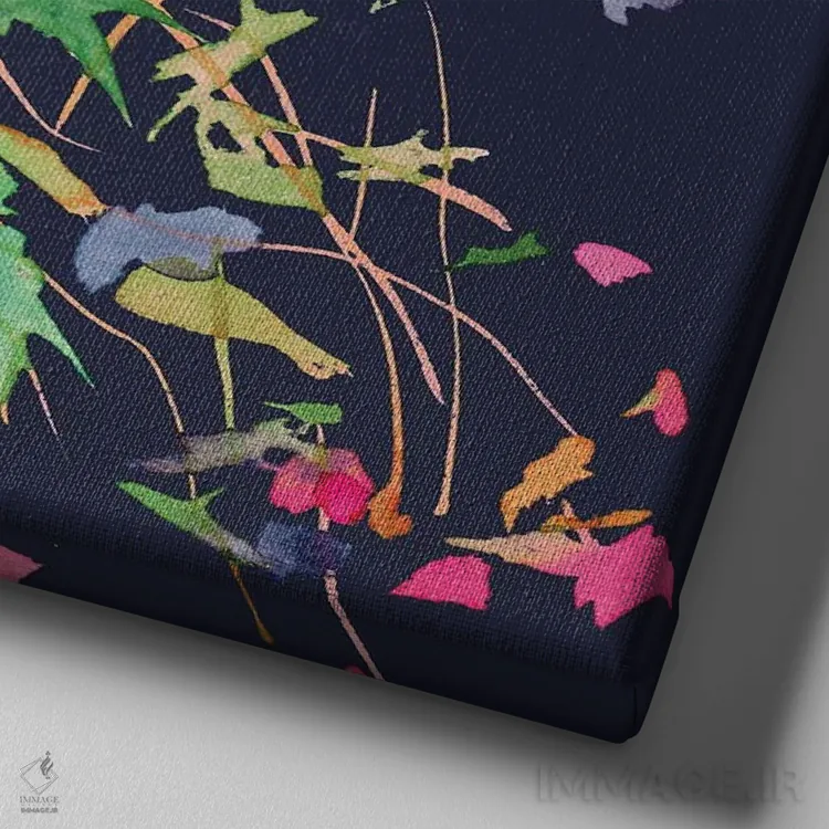 تابلو مجموعه پاپ شماره ۱ اثر گوشیا گرگورچیک - نمای نزدیک بافت بوم