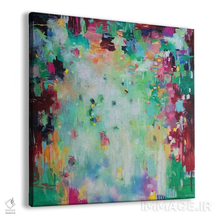 تابلو دریای شیشهای VIII اثر گِزیـن پوستما - نمای پرسپکتیو محصول