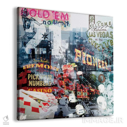تابلو لاس وگاس (آمریکا) اثر گراف اینک - نمای پرسپکتیو محصول