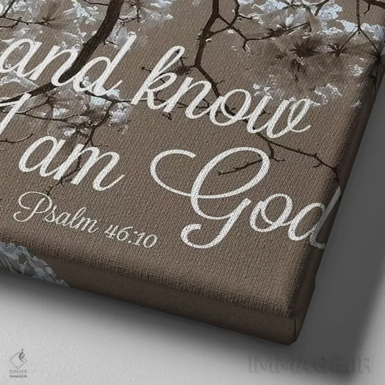 تابلو آرام باش اثر گیل پک - نمای نزدیک بافت بوم