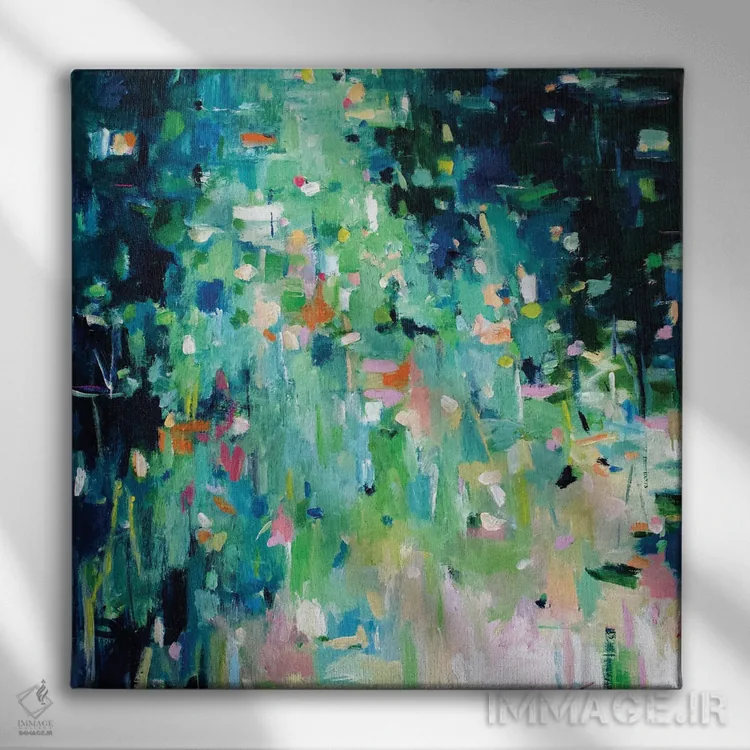 تابلو نسیم II اثر گِزیـن پوستما - نمای روبهرو روی دیوار
