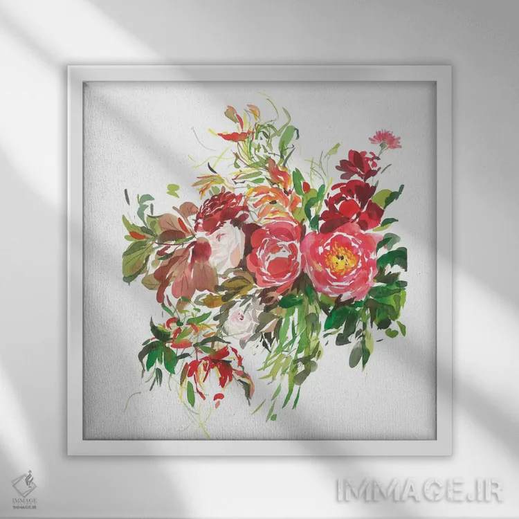 تابلو درخشان (ایتالیایی) اثر گوشیا گرگورچیک - نمای قابدار سفید