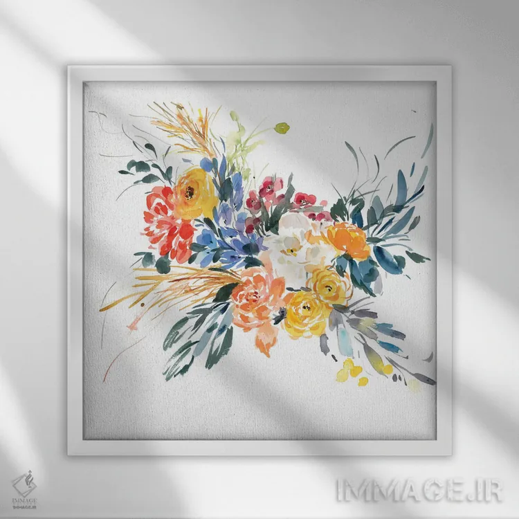 تابلو توسکانی (منطقه ایتالیا) اثر گوشیا گرگورچیک - نمای قابدار سفید