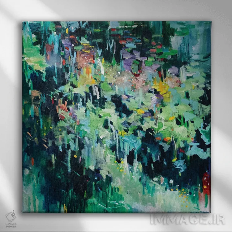 تابلو نسیم V اثر گِزیـن پوستما - نمای روبهرو روی دیوار