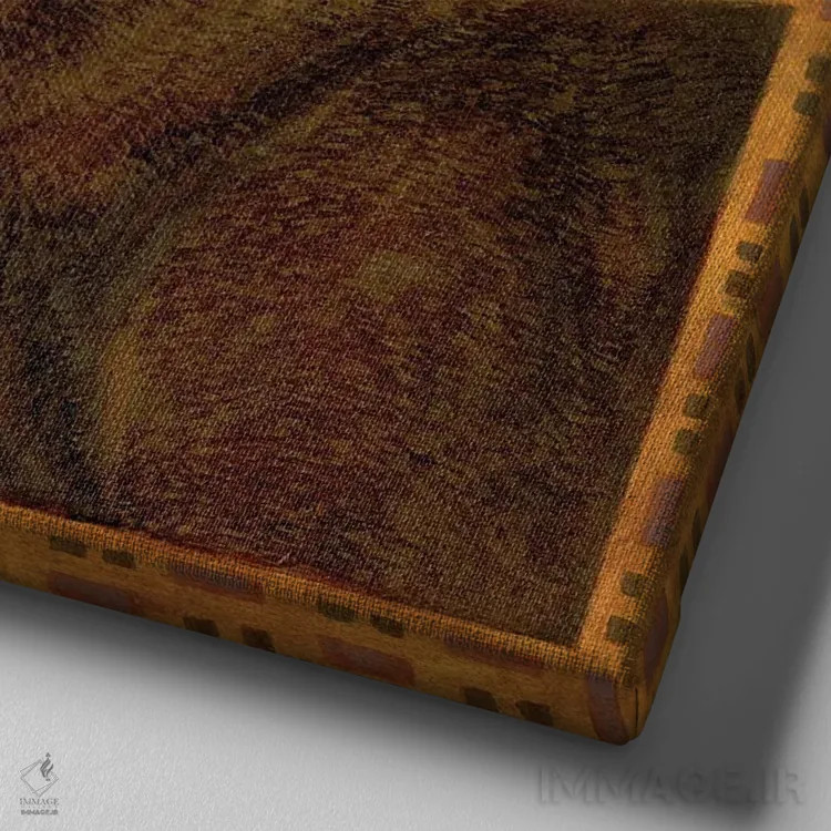 تابلو نیمرخ گوزنهای هیولاهای سایه اثر جی. چارلز - نمای نزدیک بافت بوم