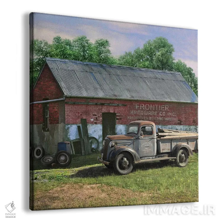 تابلو کامیون مرزی اثر گرگ جوردانو - نمای پرسپکتیو محصول