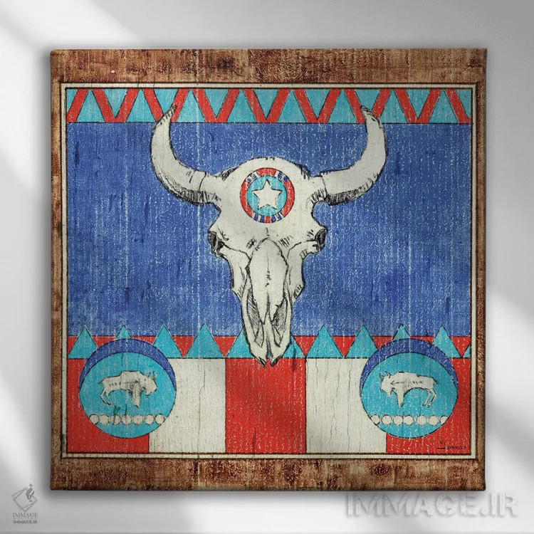 تابلو ستاره تنها اثر جی. چارلز - نمای روبهرو روی دیوار