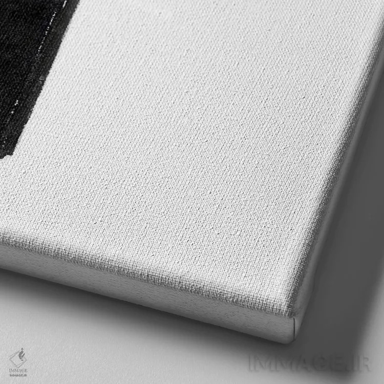 تابلو عطر کوکو نویر با گل صدتومانی صورتی اثر آماندا گرینوود - نمای نزدیک بافت بوم