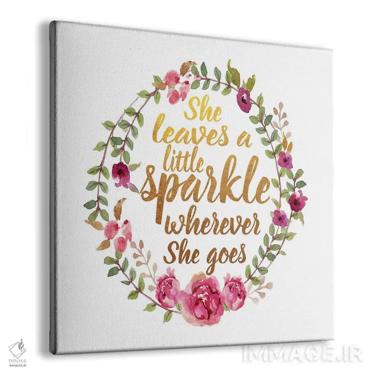 تابلو او ردخاطره بهجا میگذارد، مربع اثر آماندا گرینوود - نمای پرسپکتیو محصول