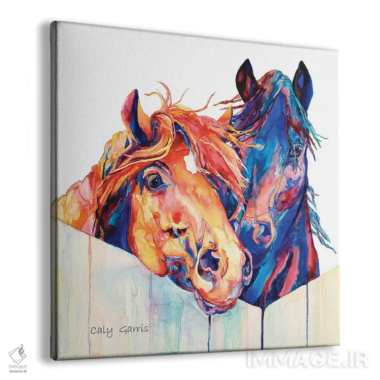 تابلو دوستان II اثر کالی گاریس - نمای پرسپکتیو محصول