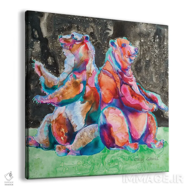 تابلو حرکات شبانه اثر کالی گاریس - نمای پرسپکتیو محصول