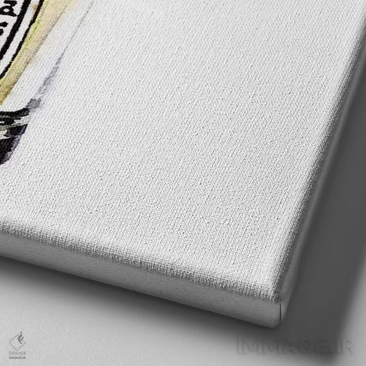 تابلو شمع با رزهای مشکی، مربعشکل اثر آماندا گرینوود - نمای نزدیک بافت بوم