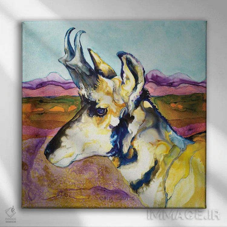 تابلو شاخ یا شاخه اثر کالی گاریس - نمای روبهرو روی دیوار