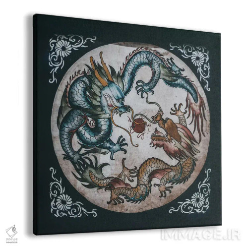 تابلو معبدهای چینی اثر لوک آنتونی گرم - نمای پرسپکتیو محصول