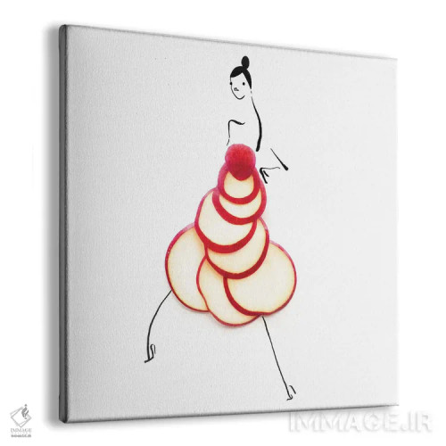 تابلو سیب (سری اول) اثر گرچن روهرز - نمای پرسپکتیو محصول