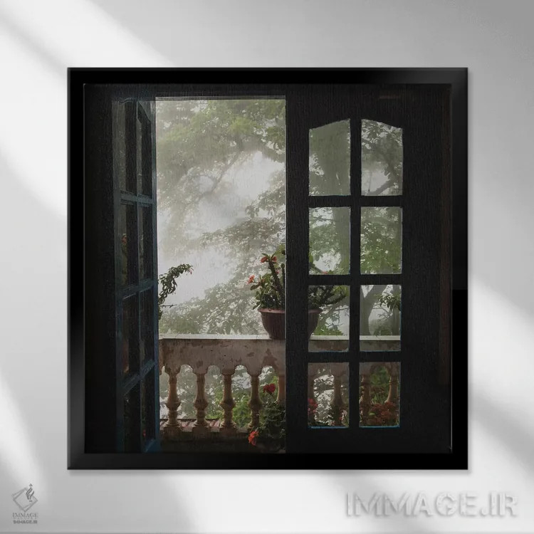 تابلو سا پا (ویتنام) اثر لوک آنتونی گرم - نمای قابدار مشکی