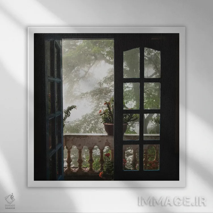 تابلو سا پا (ویتنام) اثر لوک آنتونی گرم - نمای قابدار سفید