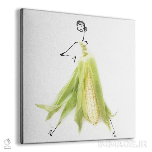 تابلو ذرت زرد اثر گرچن روهرز - نمای پرسپکتیو محصول