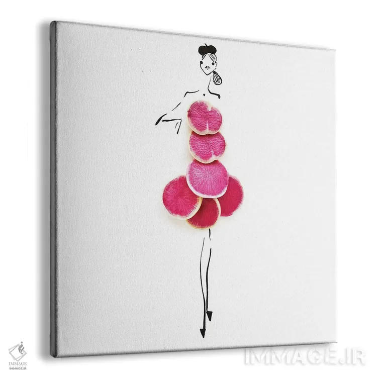 تابلو تربچه هندوانهای اثر گرچن روهرز - نمای پرسپکتیو محصول