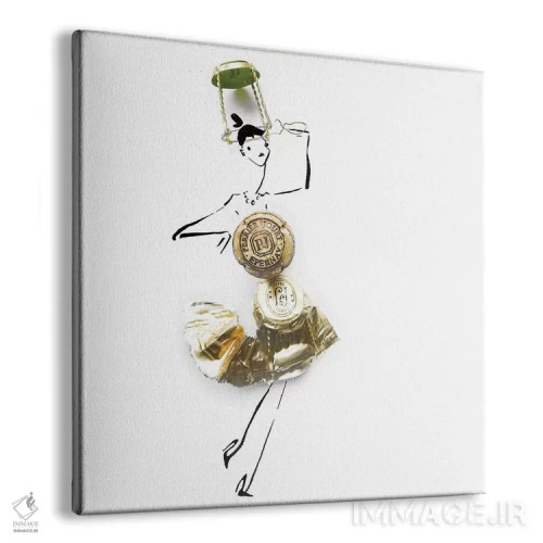 تابلو شامپاین بالا اثر گرچن روهرز - نمای پرسپکتیو محصول