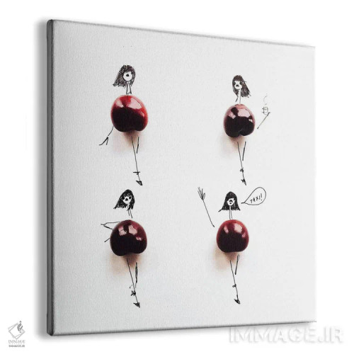 تابلو گیلاس اثر گرچن روهرز - نمای پرسپکتیو محصول