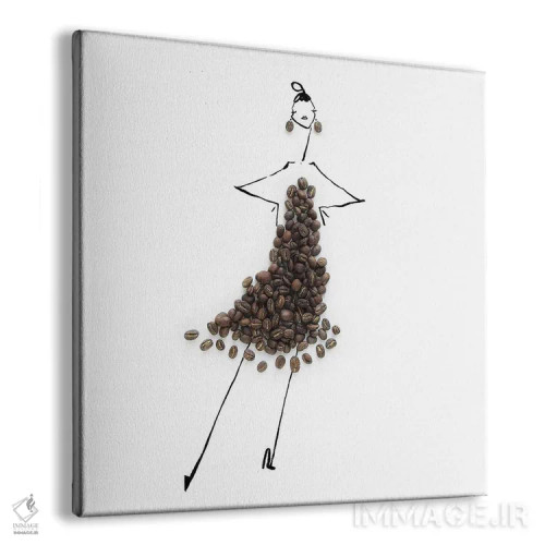 تابلو قهوه (سری اول) اثر گرچن روهرز - نمای پرسپکتیو محصول