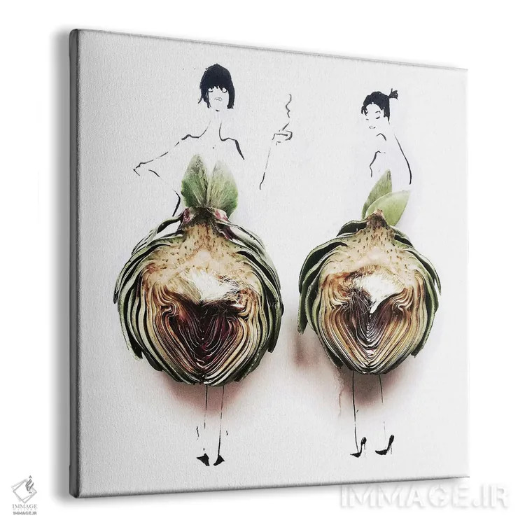 تابلو آرتیشو (کنگر فرنگی) اثر گرچن روهرز - نمای پرسپکتیو محصول