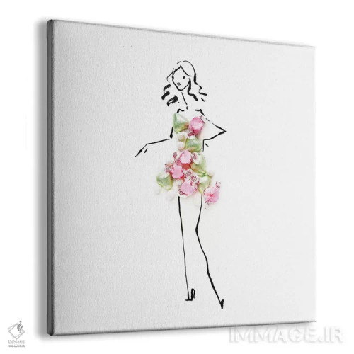 تابلو کاپکیک کشمیری (سری اول) اثر گرچن روهرز - نمای پرسپکتیو محصول