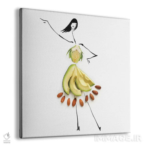 تابلو آووکادو (میوه گرمسیری) اثر گرچن روهرز - نمای پرسپکتیو محصول