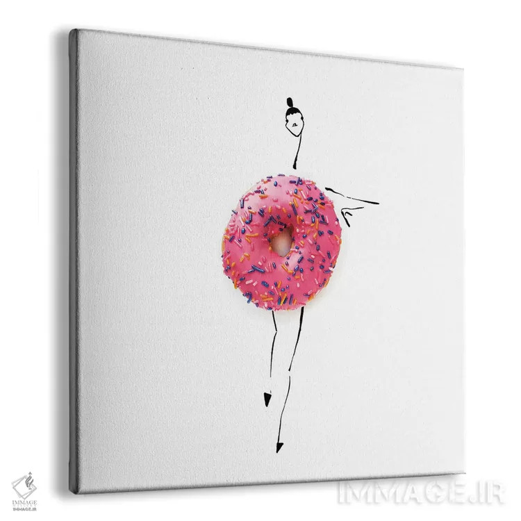 تابلو دونات اثر گرچن روهرز - نمای پرسپکتیو محصول