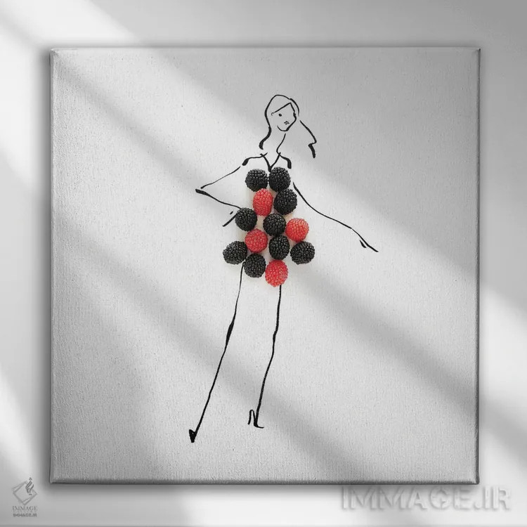 تابلو کاپکیک کشمیری (سری سوم) اثر گرچن روهرز - نمای روبهرو روی دیوار