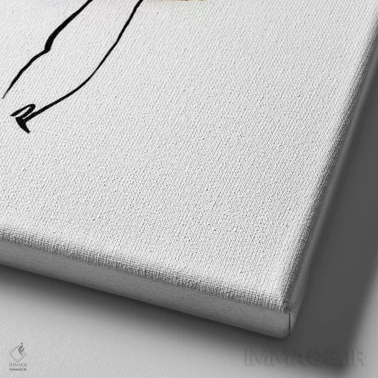 تابلو قارچ شانتیرل اثر گرچن روهرز - نمای نزدیک بافت بوم